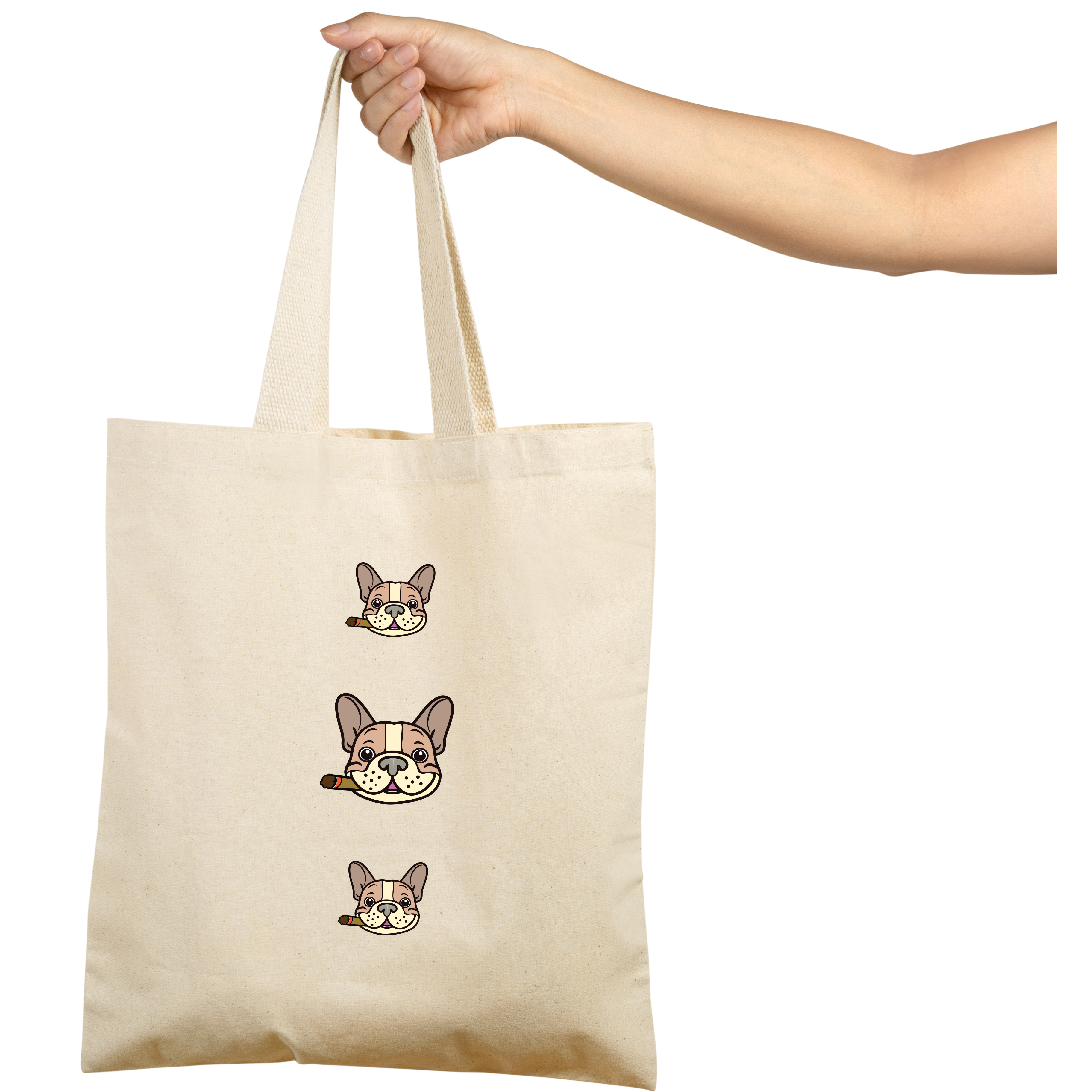 Classic tote - frenchie smoke